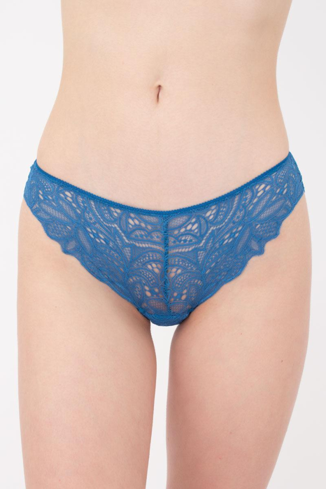 Мереживні труси бразиліана Blue forest 2309/31 Giulia (blue)