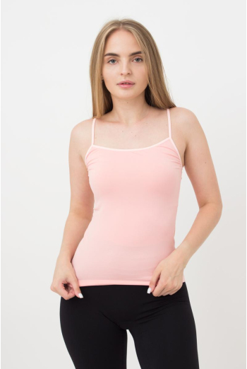 Майка жіноча безшовна на тонких бретелях Camisole color Giulia (blossom)