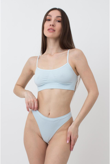 Безшовний топ на тонких бретелях Cami top Giulia (spun sugar)