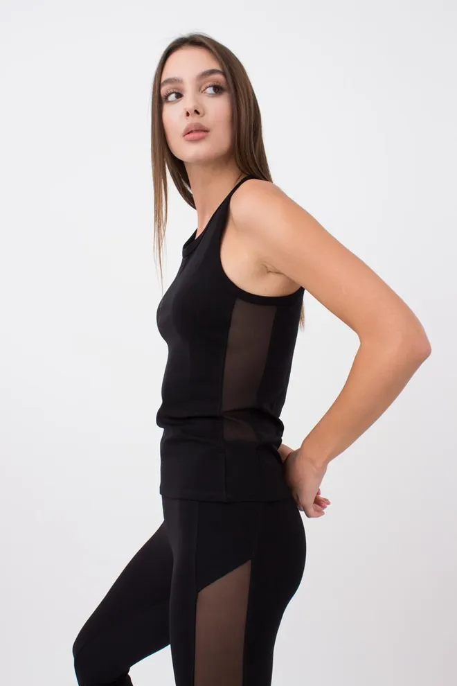 Майка женская спортивная Canotta net 01 Giulia (nero)