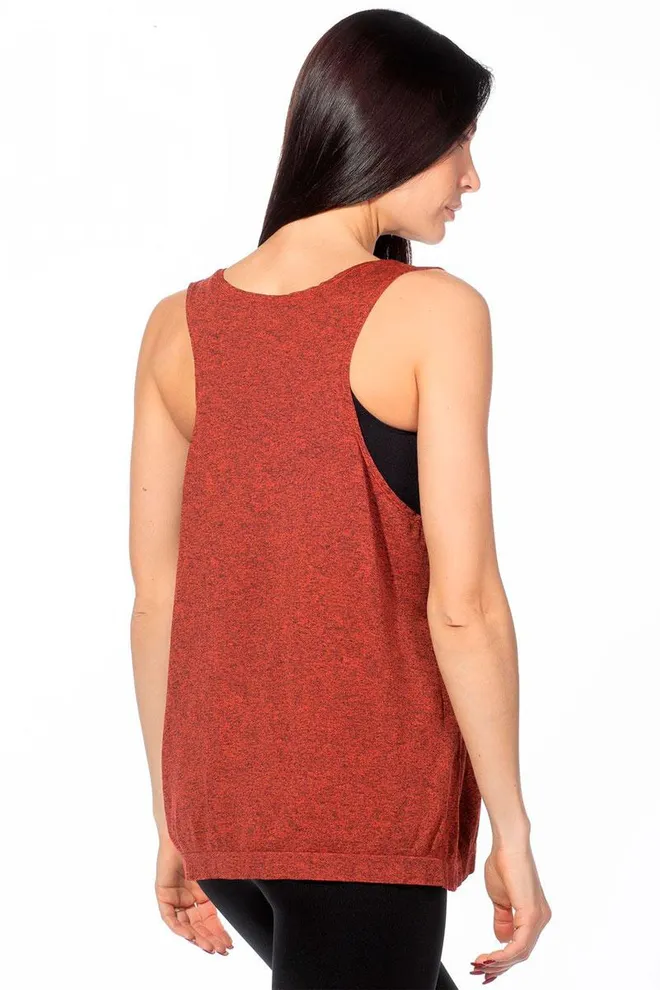 Майка женская спортивная Canotta sport melange color Giulia (fiesta)