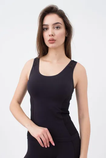 Майка жіноча спортивна Canotta sport rete essential Giulia (greystone)