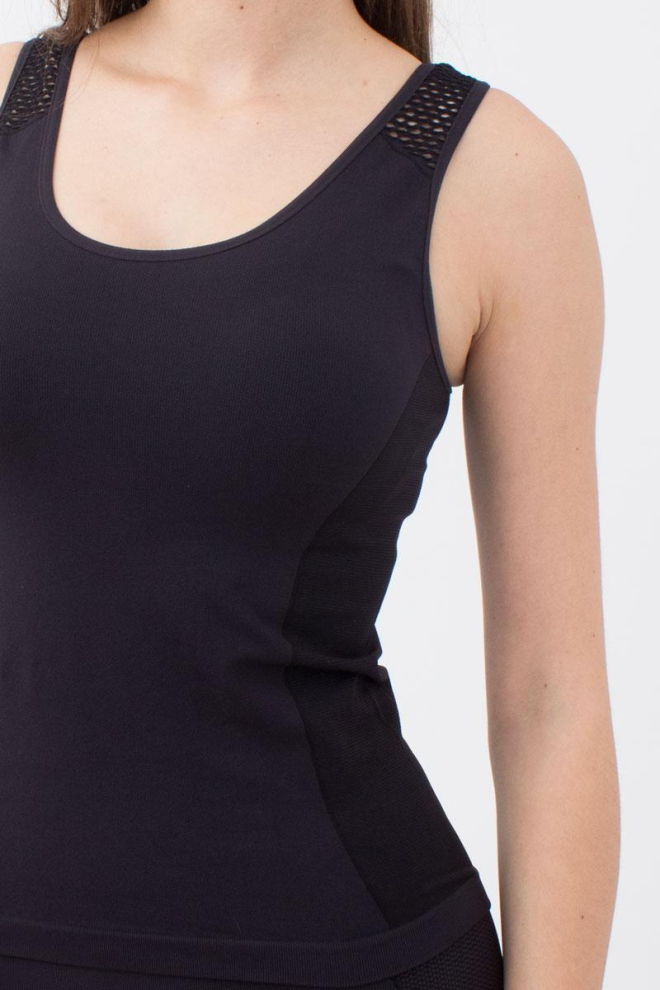 Майка жіноча спортивна Canotta sport rete essential Giulia (greystone)