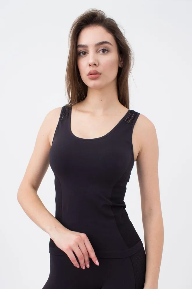 Майка женская спортивная Canotta sport rete essential Giulia (greystone)