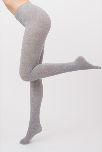 Класичні теплі колготки Cashmere touch Giulia (light grey melange)