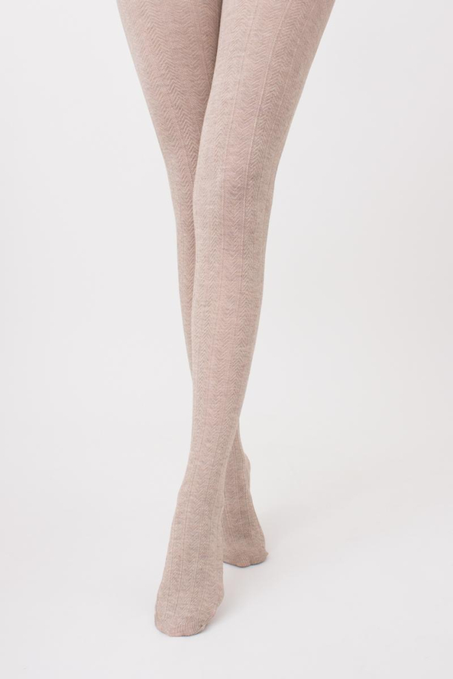 Класичні теплі колготки Cashmere touch fashion model 1 Giulia (sand)