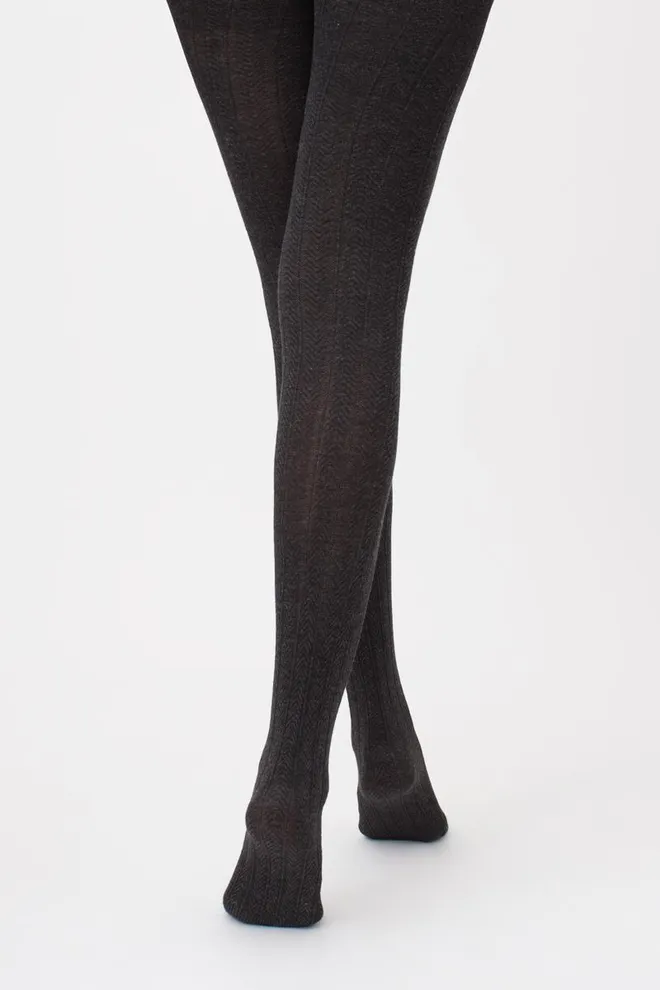 Классические теплые колготки Cashmere touch fashion model 1 Giulia (stone)