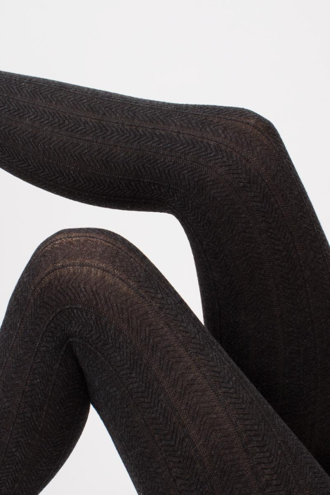 Класичні теплі колготки Cashmere touch fashion model 1 Giulia (stone)