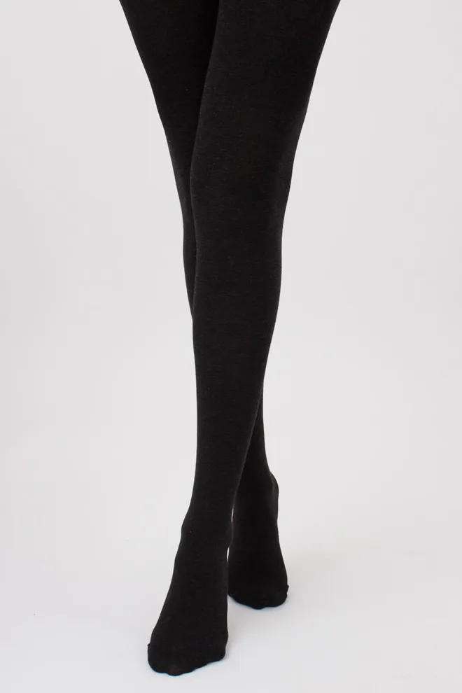 Классические теплые колготки Cashmere touch Giulia (asphalt), серый