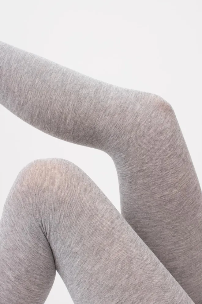 Класичні теплі колготки Cashmere touch Giulia (light grey melange)