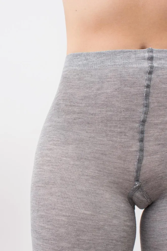 Класичні теплі колготки Cashmere touch Giulia (light grey melange)