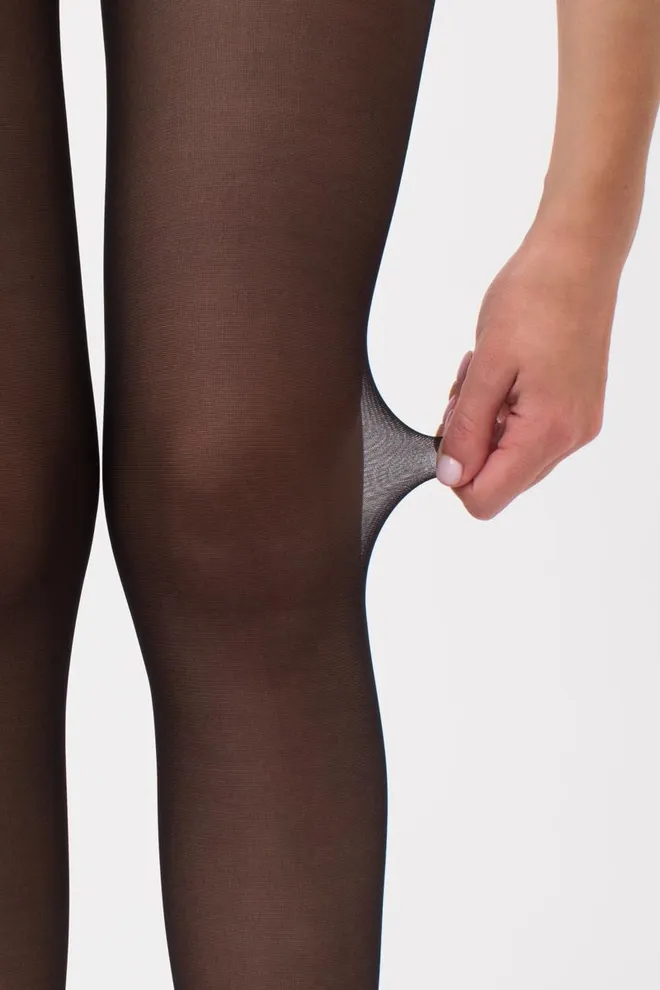 Колготки зі швом Chic bikini 20 den Giulia (nero/rosso)