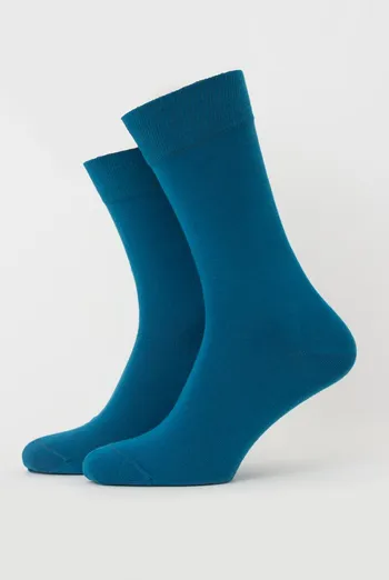 Шкарпетки чоловічі високі однотонні Comfort color Giulia (turquoise)