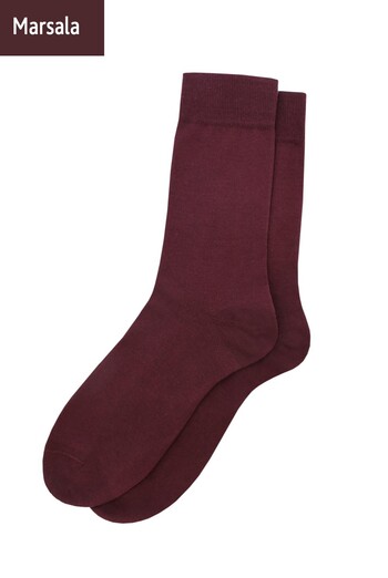 Шкарпетки чоловічі високі однотонні Comfort color Giulia (marsala)