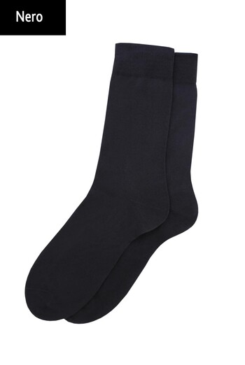 Шкарпетки чоловічі високі однотонні Comfort color Giulia (nero)