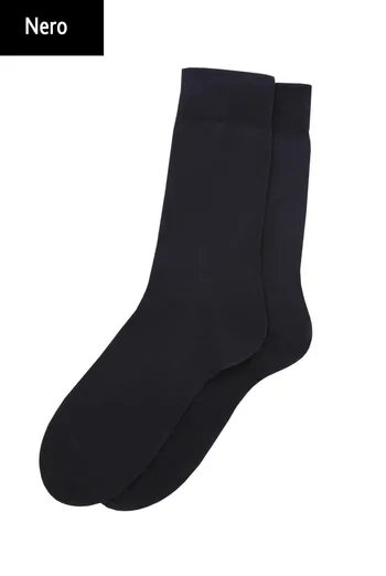 Шкарпетки чоловічі високі однотонні Comfort color Giulia (nero) Шкарпетки чоловічі високі однотонні Comfort color Giulia (nero)