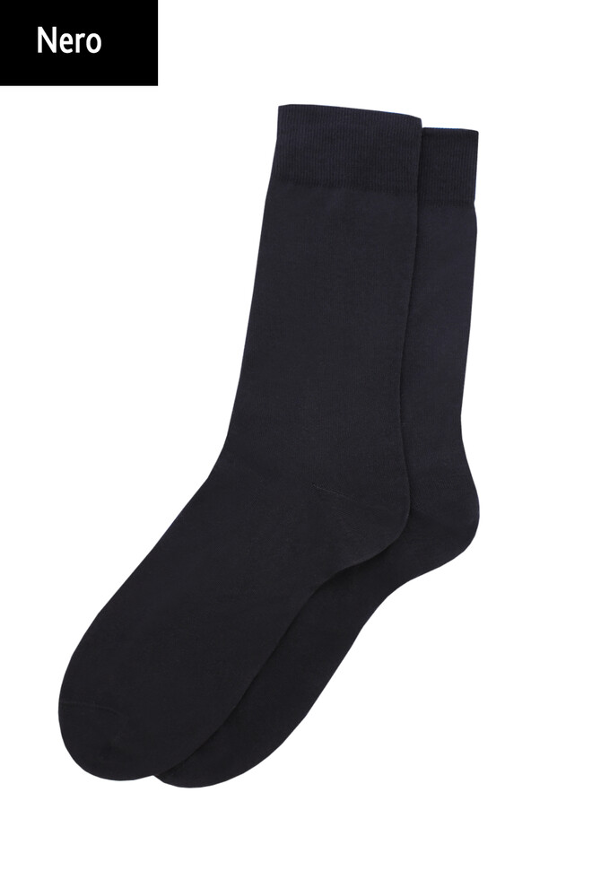 Шкарпетки чоловічі високі однотонні Comfort color Giulia (nero)