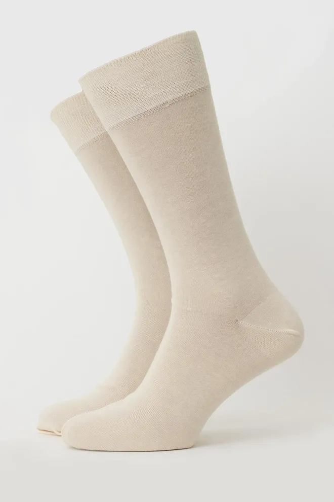 Носки мужские высокие однотонные Comfort color Giulia (natural)