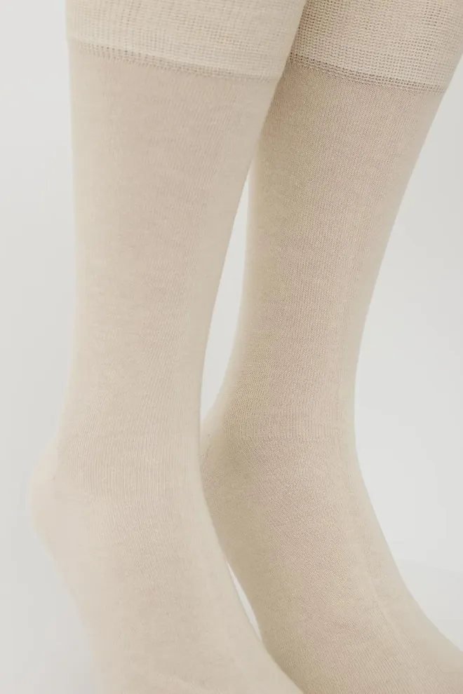 Носки мужские высокие однотонные Comfort color Giulia (natural)