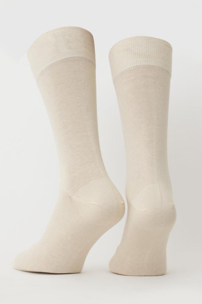 Шкарпетки чоловічі високі однотонні Comfort color Giulia (natural)