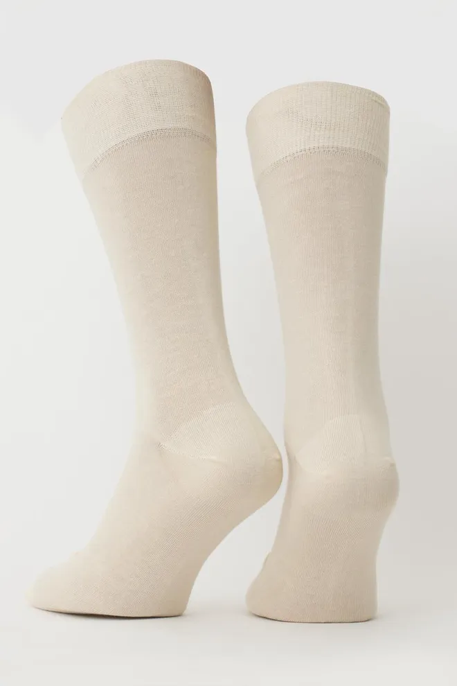 Носки мужские высокие однотонные Comfort color Giulia (natural)