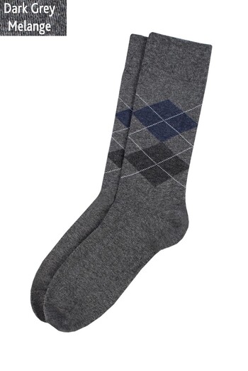 Шкарпетки чоловічі високі Comfort melange-02 Giulia (dark grey melange)