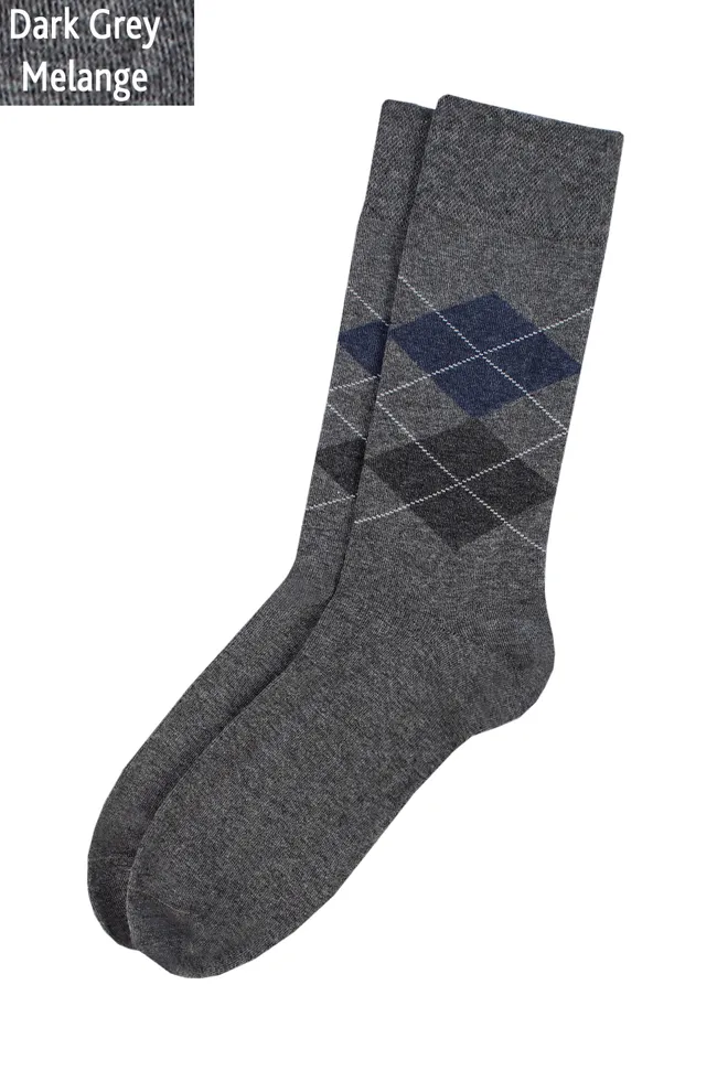 Носки мужские высокие Comfort melange-02 Giulia (dark grey melange)
