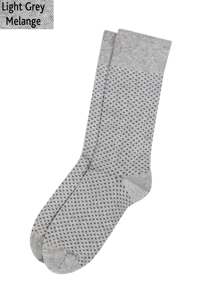 Классические мужские носки COMFORT MELANGE model 3 TM GIULIA  (light grey melange)