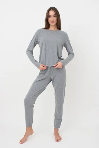 Пижама женская со штанами Comfort style 5323/030 Giulia (light grey melange)