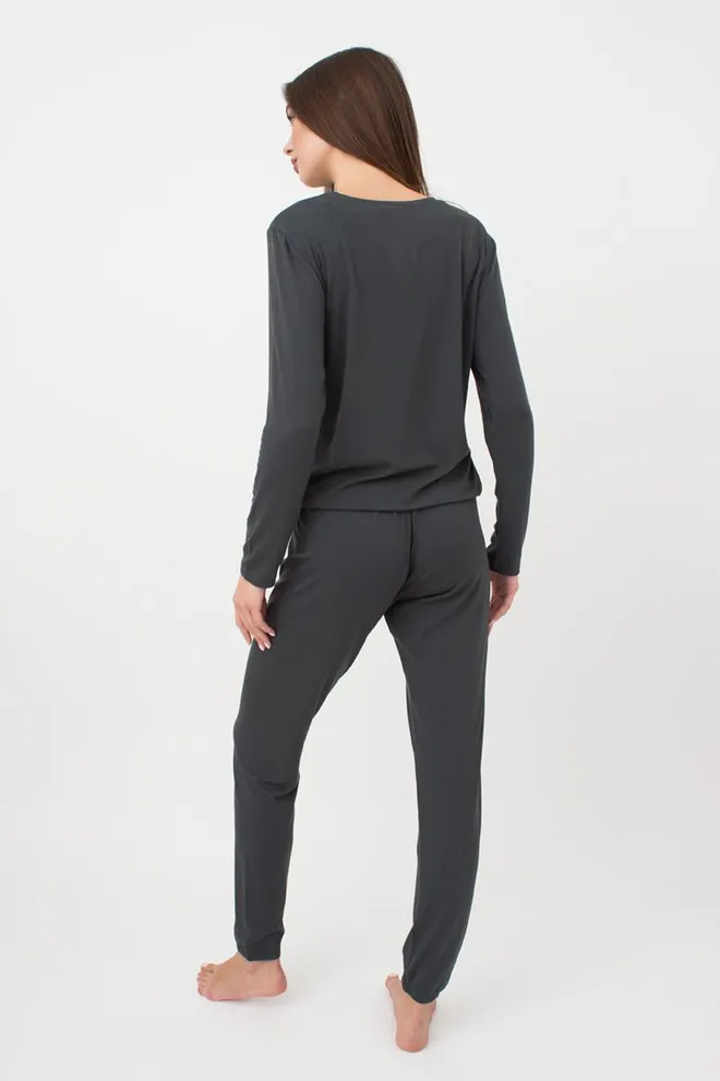 Пижама женская со штанами Comfort style 5323/030 Giulia (khaki)