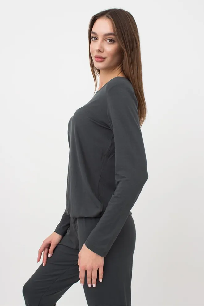 Пижама женская со штанами Comfort style 5323/030 Giulia (khaki)