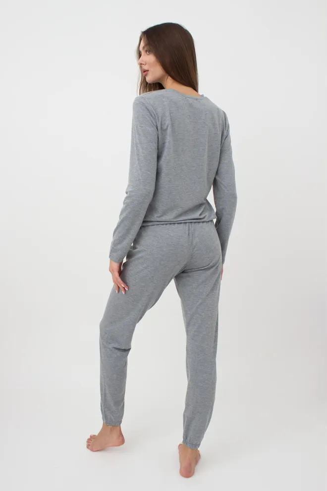 Пижама женская со штанами Comfort style 5323/030 Giulia (light grey melange)