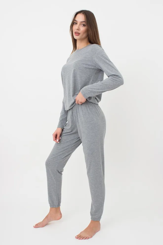 Пижама женская со штанами Comfort style 5323/030 Giulia (light grey melange)