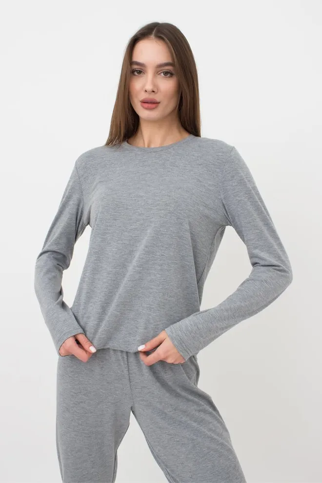 Пижама женская со штанами Comfort style 5323/030 Giulia (light grey melange)