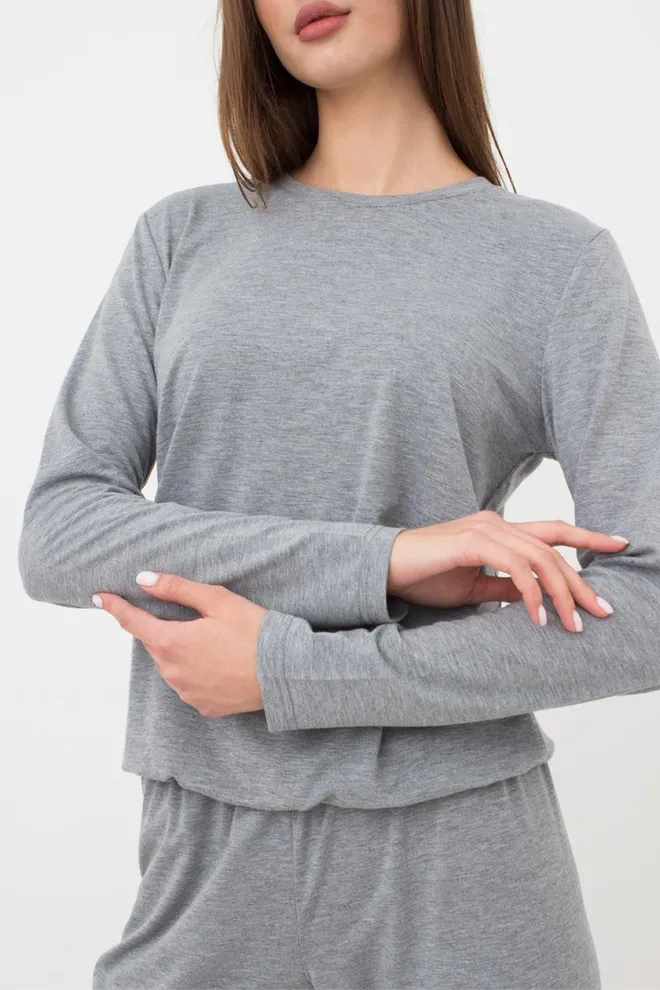 Пижама женская со штанами Comfort style 5323/030 Giulia (light grey melange)