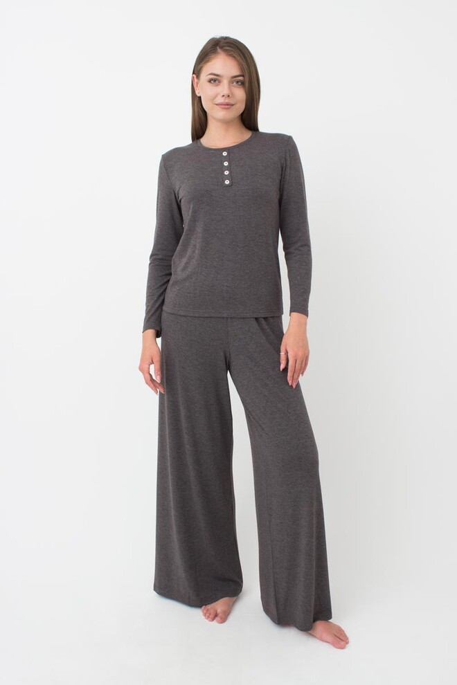 Пижама женская со штанами Comfort style 5333/030 Giulia (dark grey melange)