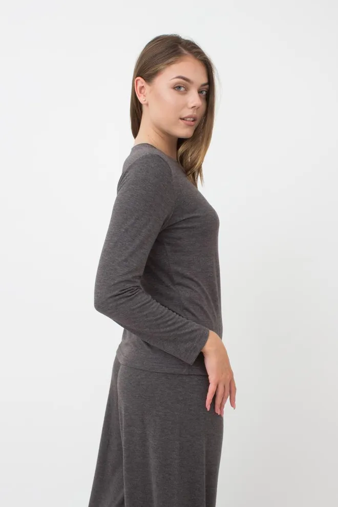 Піжама жіноча зі штанями Comfort style 5333/030 Giulia (dark grey melange)