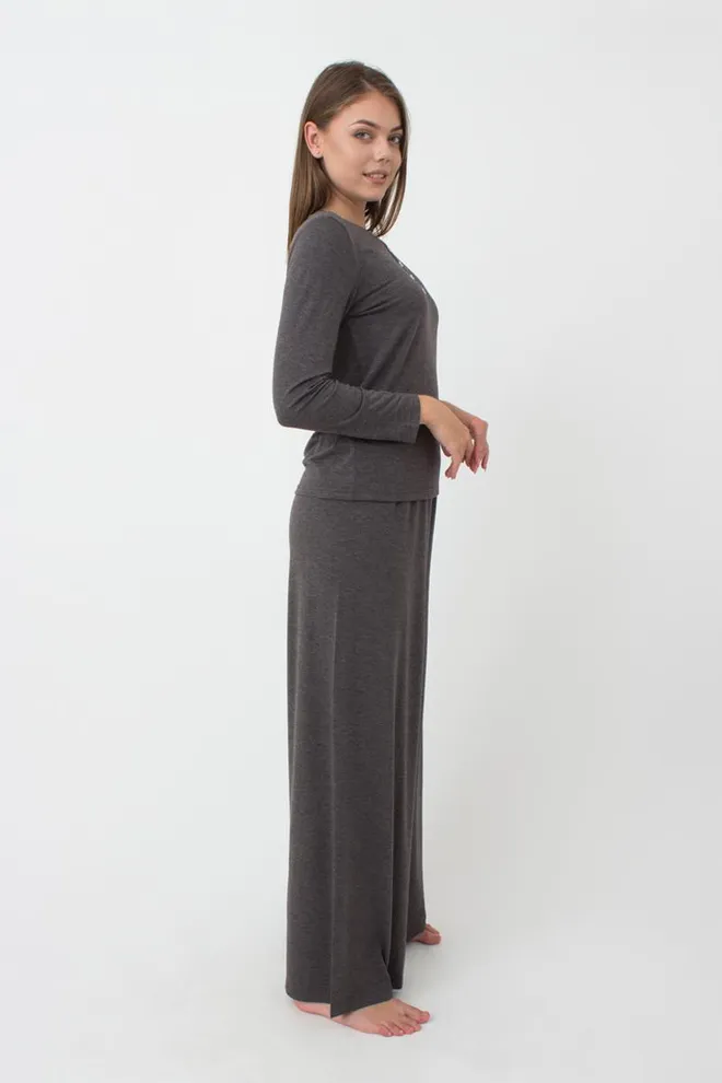 Піжама жіноча зі штанями Comfort style 5333/030 Giulia (dark grey melange)