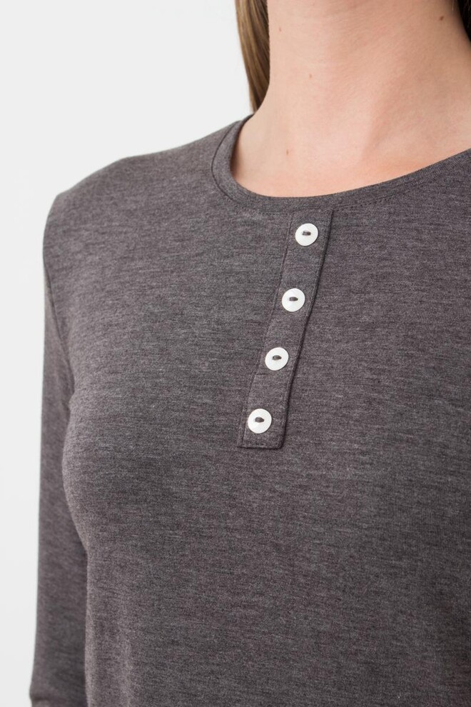 Пижама женская со штанами Comfort style 5333/030 Giulia (dark grey melange)