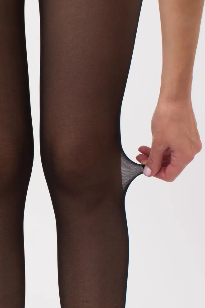 Колготки з геометричним малюнком Crosswalk 20 den model 1 Giulia (nero)