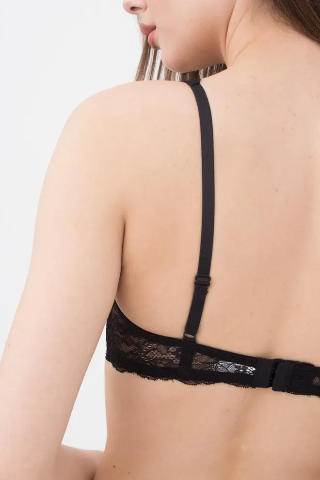Бюстгальтер мереживний з формованою чашкою Camilla 1212/01 N Giulia (black), чорний