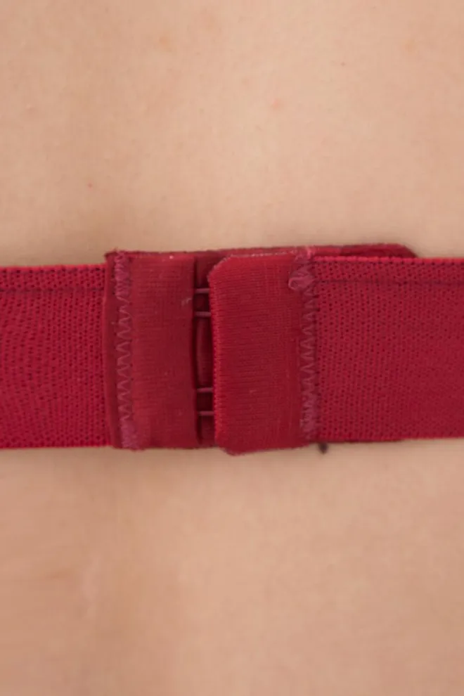 Бюстгальтер бралетт мереживний Carmelita 1601/31 Giulia (bordo)