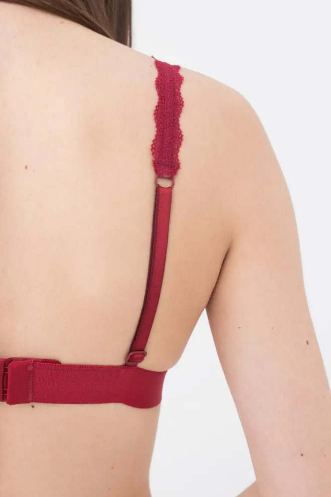 Бюстгальтер бралетт мереживний Carmelita 1601/31 Giulia (bordo)