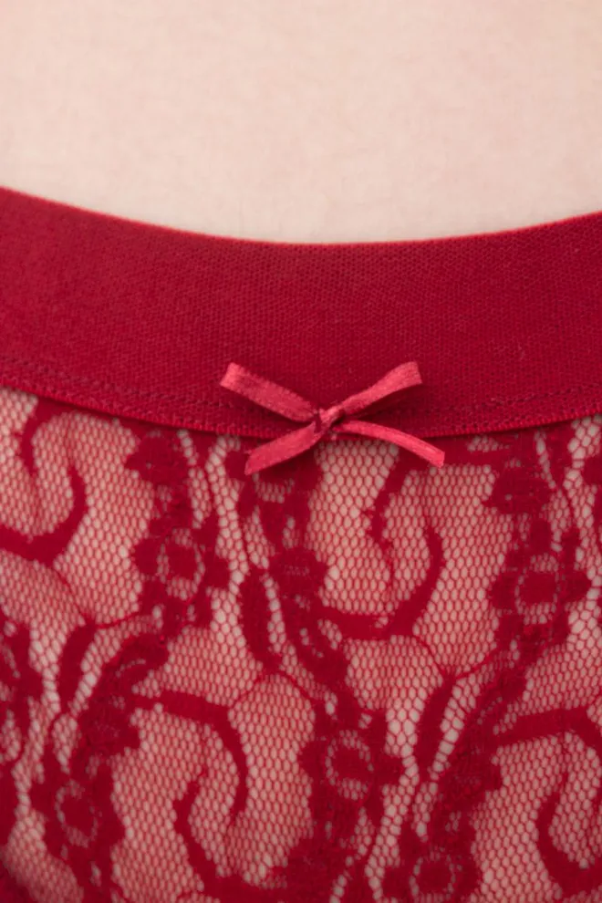 Кружевные трусы слип Carmelita 2301/31 Giulia (bordo)