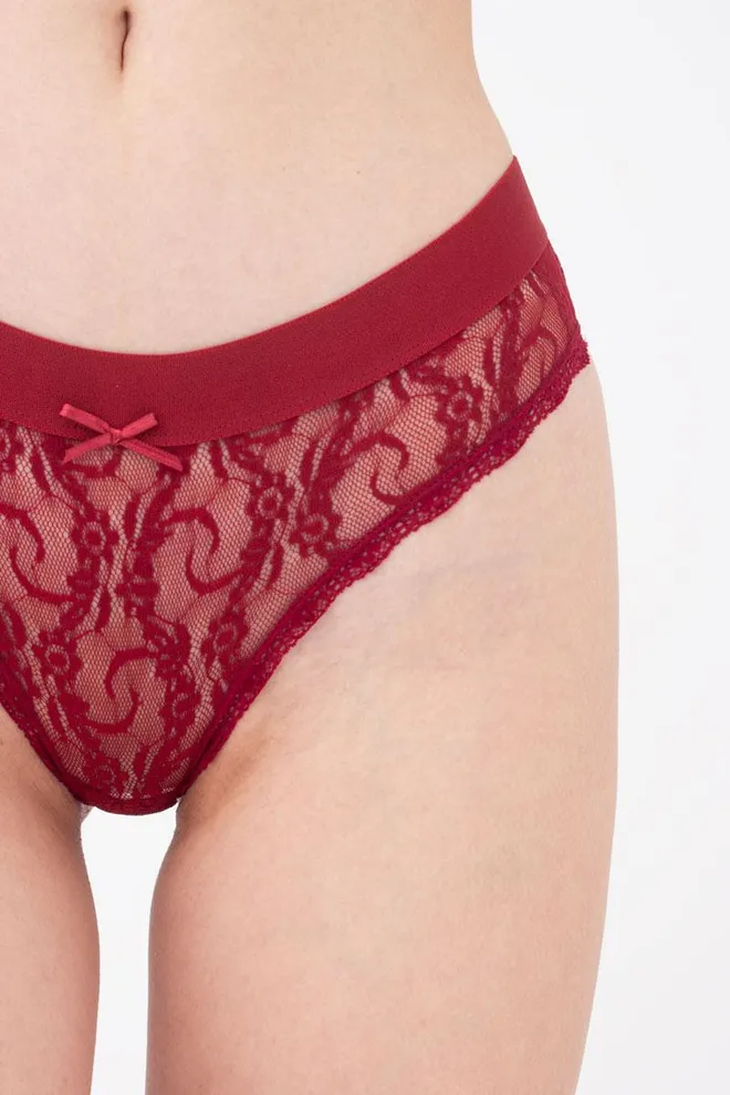 Кружевные трусы слип Carmelita 2301/31 Giulia (bordo)
