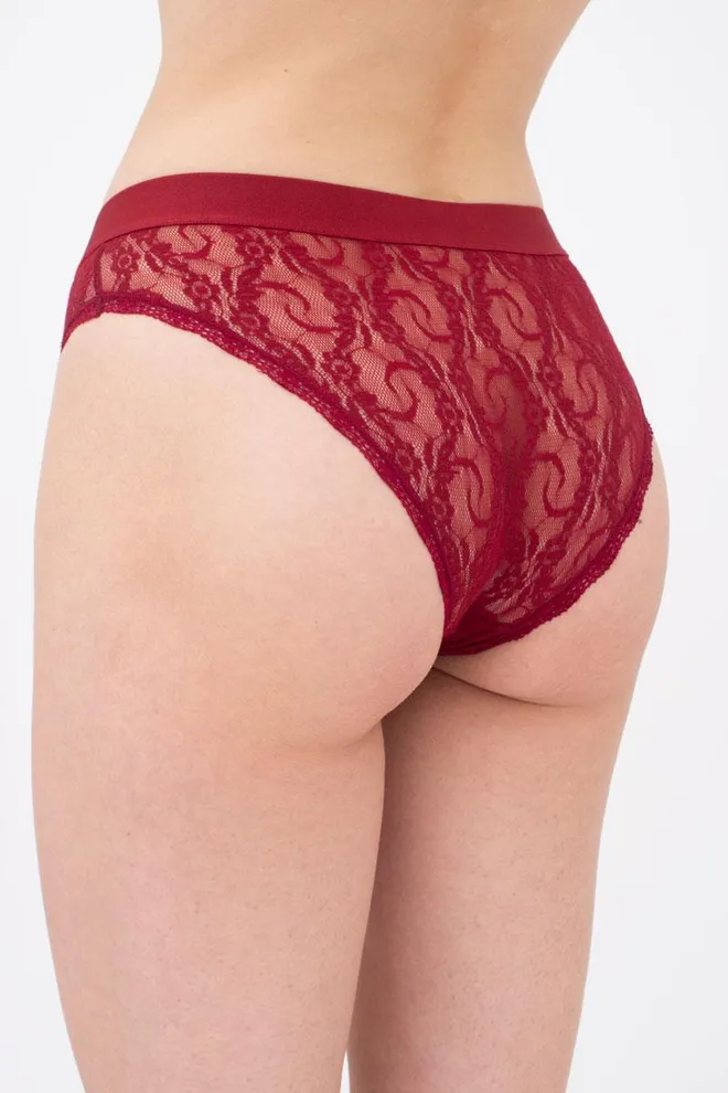 Кружевные трусы слип Carmelita 2301/31 Giulia (bordo)