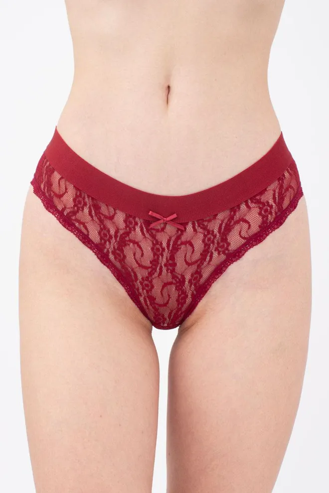 Кружевные трусы слип Carmelita 2301/31 Giulia (bordo)
