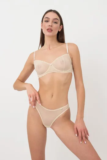 Мережевний бюстгальтер на кісточках Cheril 1610/044 Giulia (beige)