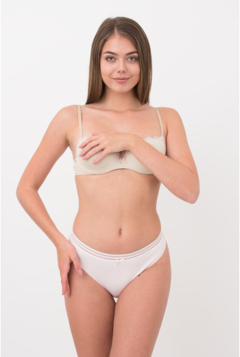 Жіночі труси бразиліана Cotton print 2212/06 Giulia (pink)