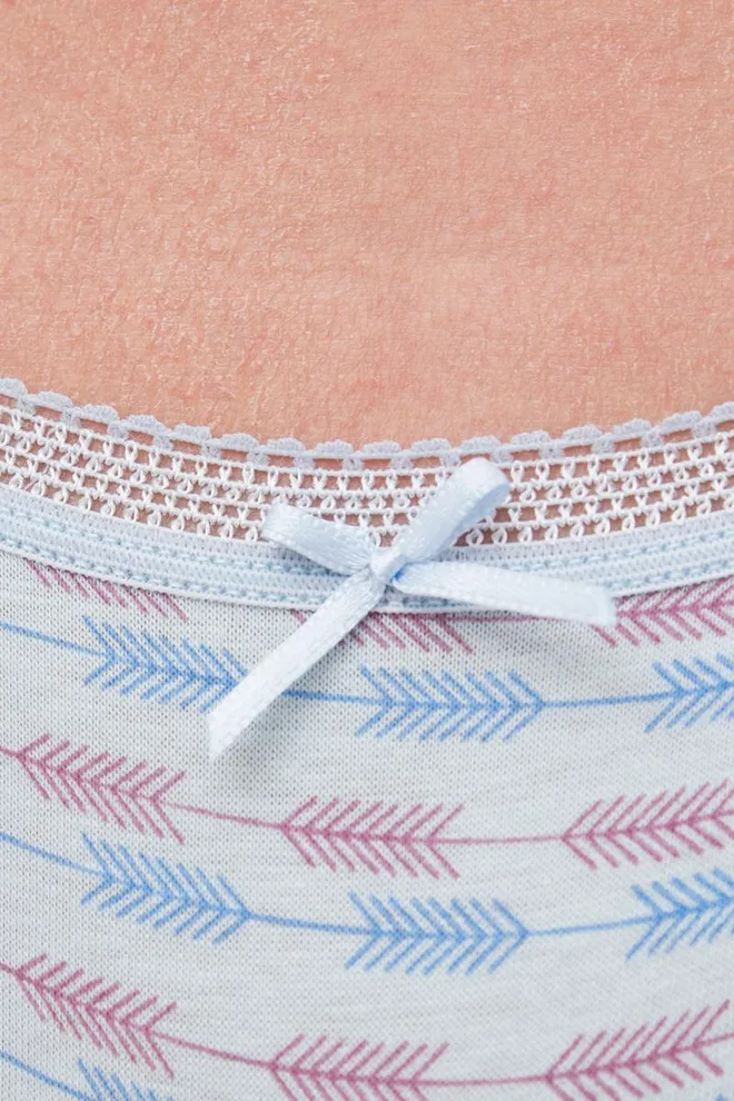 Женские трусы слипы Cotton print 2602/06 Giulia (blue arrows)